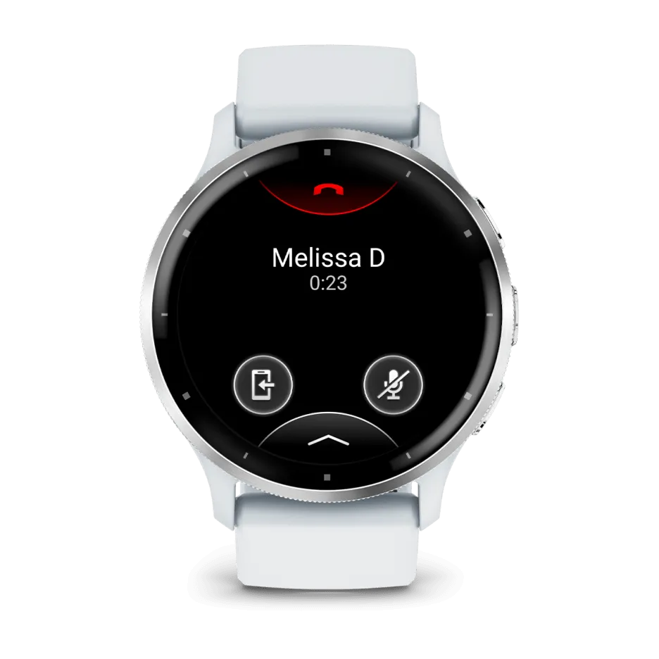 Garmin Venu® 3, Silver Stainless Steel Bezel with Whitestone Case