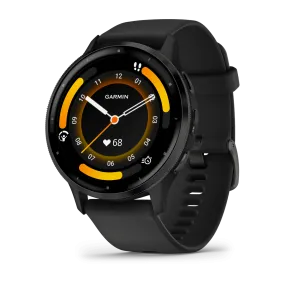 Garmin Venu® 3, Slate Stainless Steel Bezel with Black Case