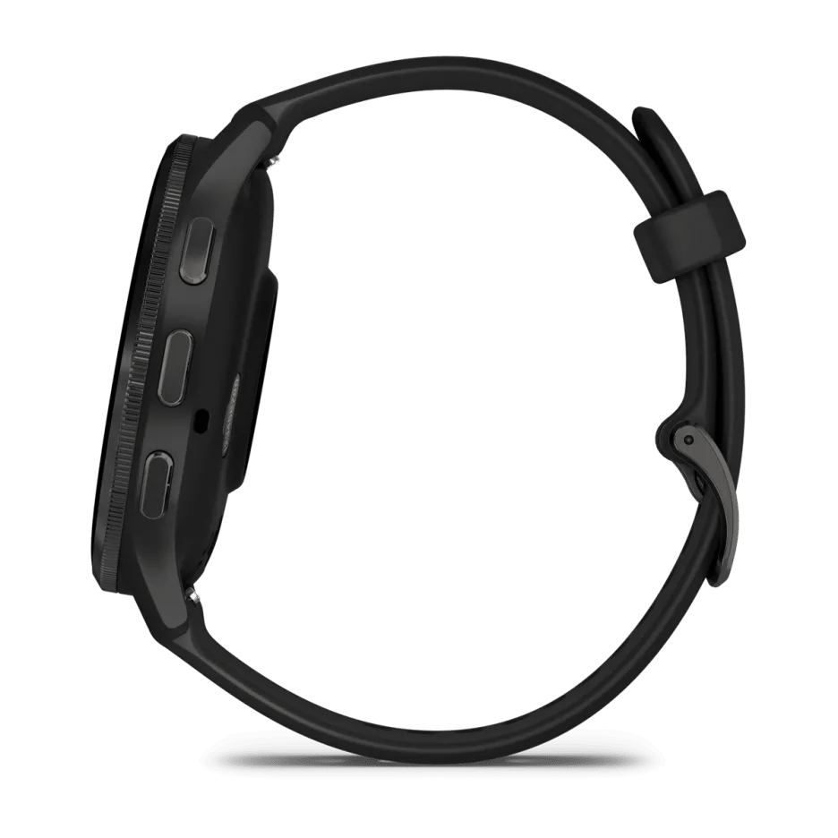 Garmin Venu® 3, Slate Stainless Steel Bezel with Black Case