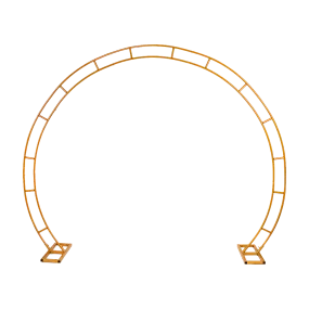 Gold Metal Wedding Arch Stand, 260cm Balloon Backdrop