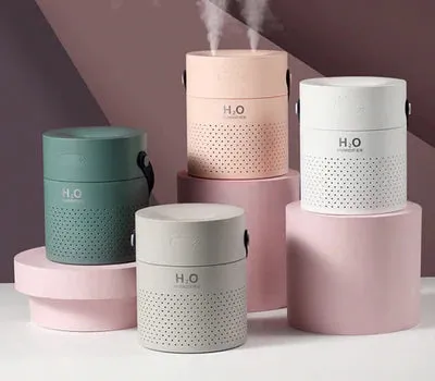 H2O Air Humidifier Green 1.1L Rechargeable