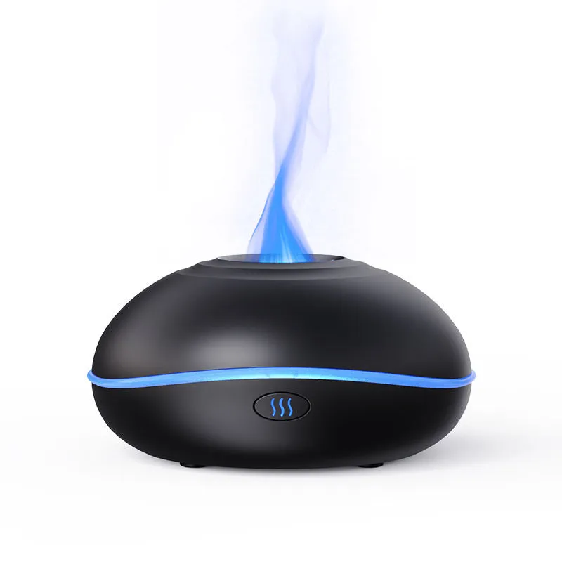 HIVAGI® Flame Diffuser Humidifier: Aromatherapy Bliss with LED Lights and Mist.