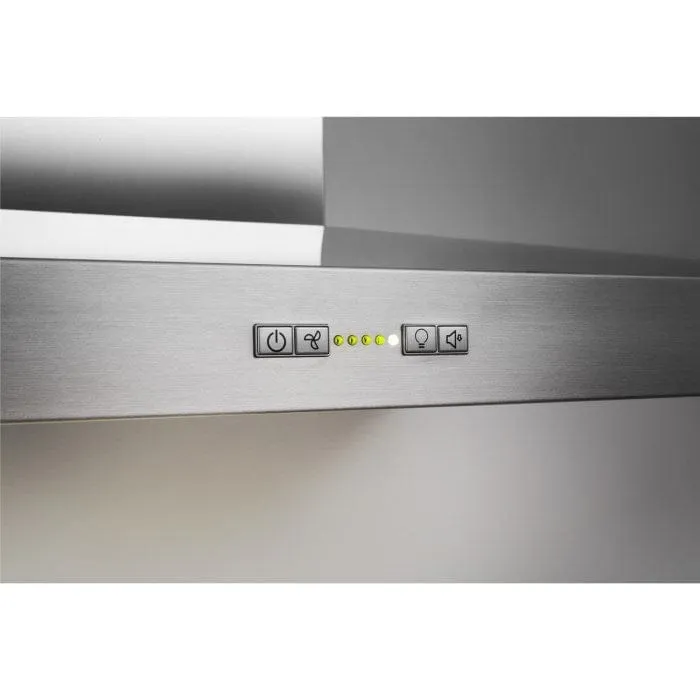 HOTPOINT PHC77FLBIX 70cm Chimney Cooker Hood - Stainless Steel