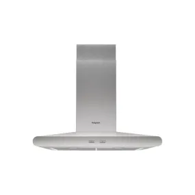 HOTPOINT PHC77FLBIX 70cm Chimney Cooker Hood - Stainless Steel