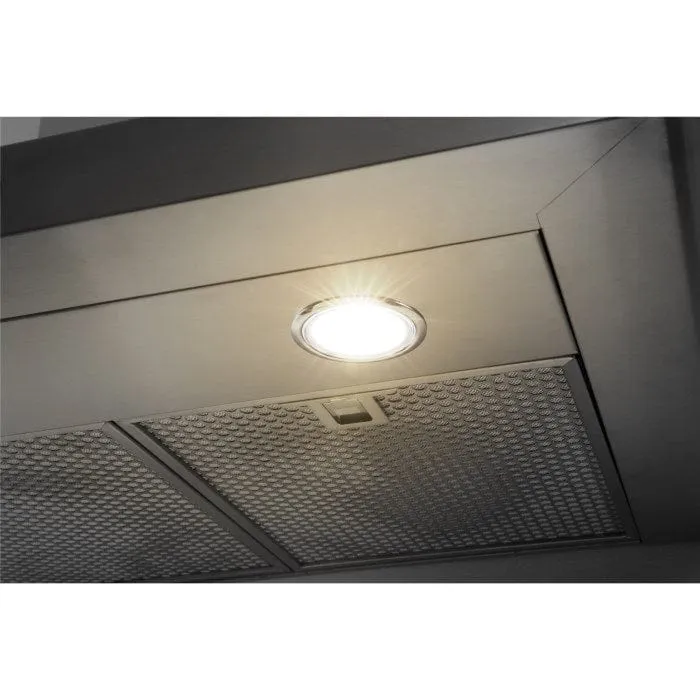 HOTPOINT PHC77FLBIX 70cm Chimney Cooker Hood - Stainless Steel