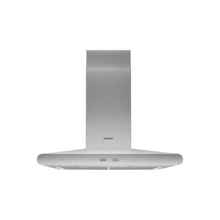 HOTPOINT PHC77FLBIX 70cm Chimney Cooker Hood - Stainless Steel