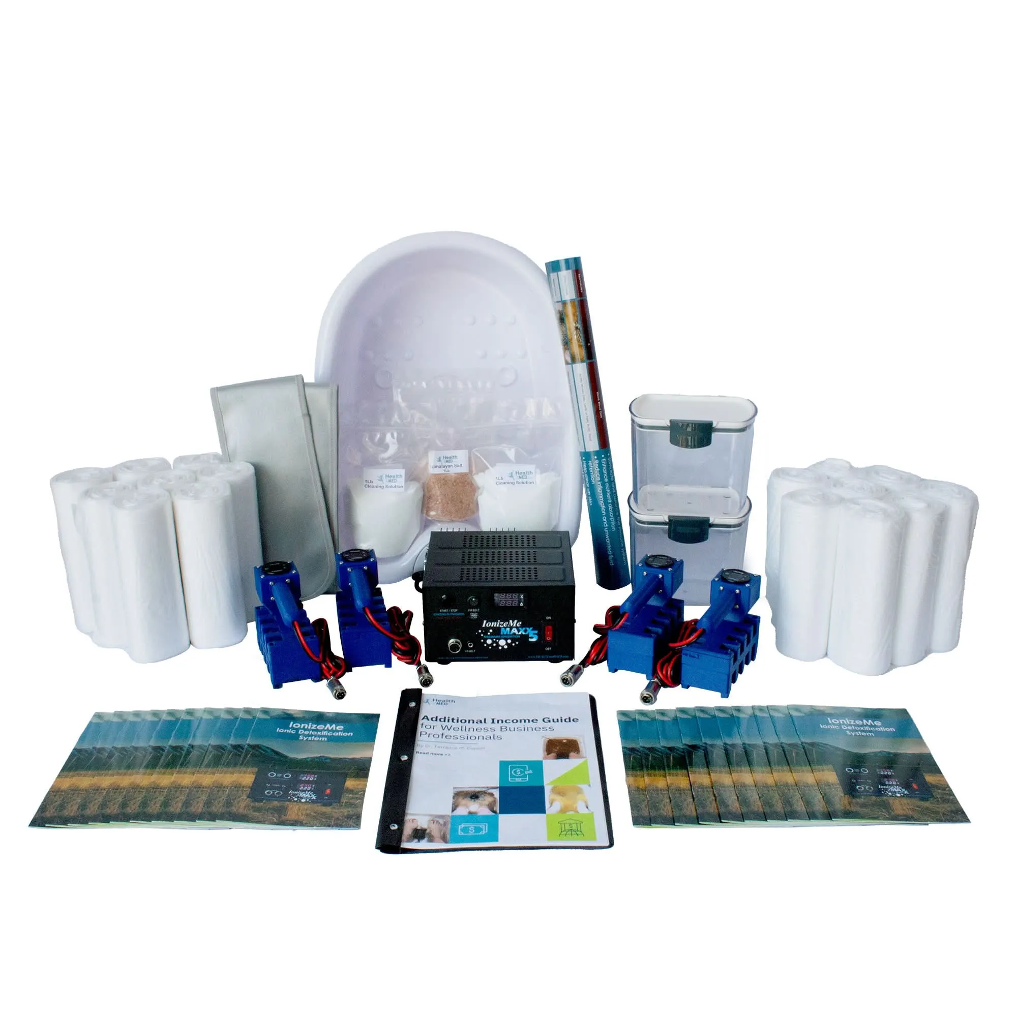 IonizeMe Business Package - Powerful 20V Made in USA Professional Ionic Detox Foot Bath System with Business Consult