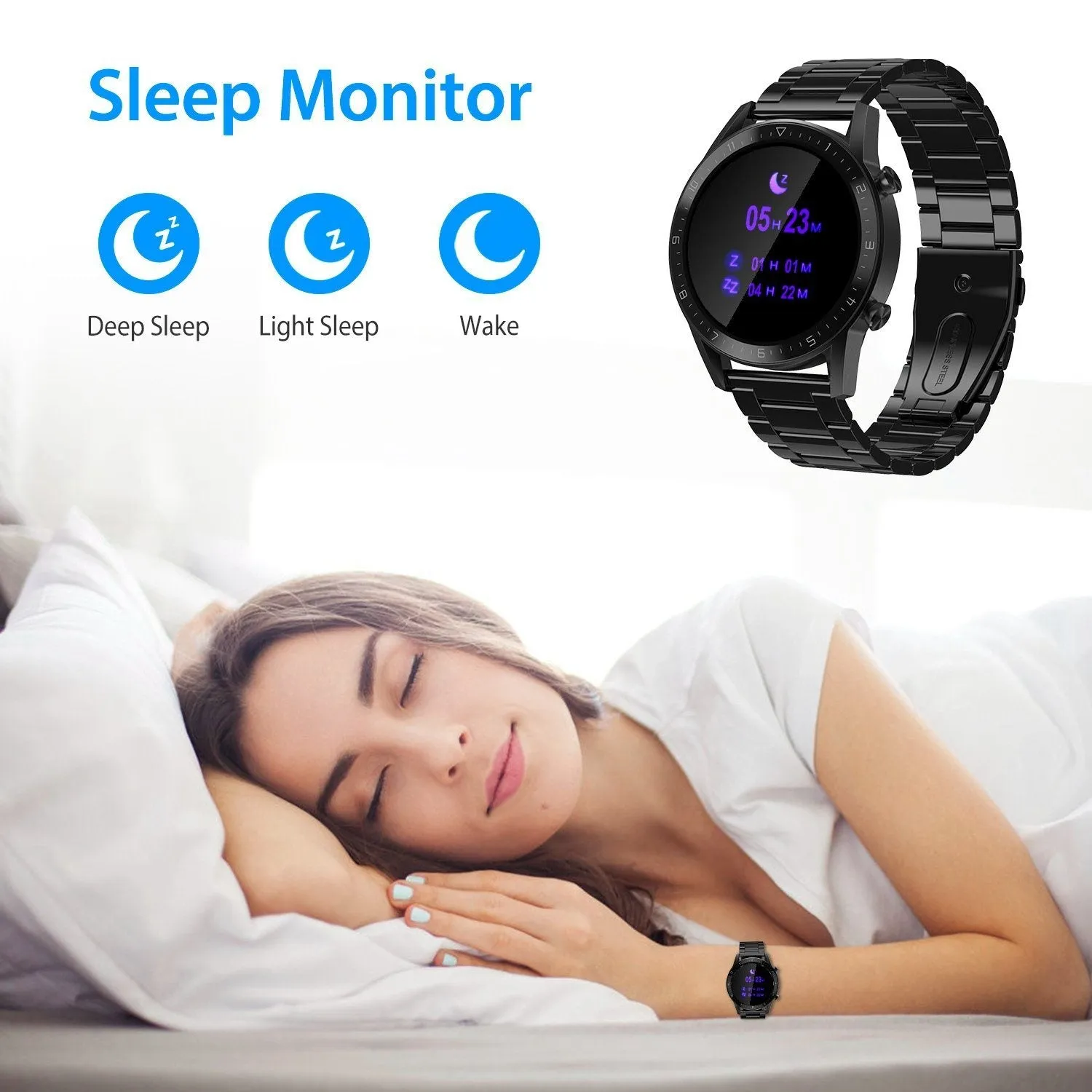 IP67 Waterproof Wireless Smartwatch Fitness Tracker