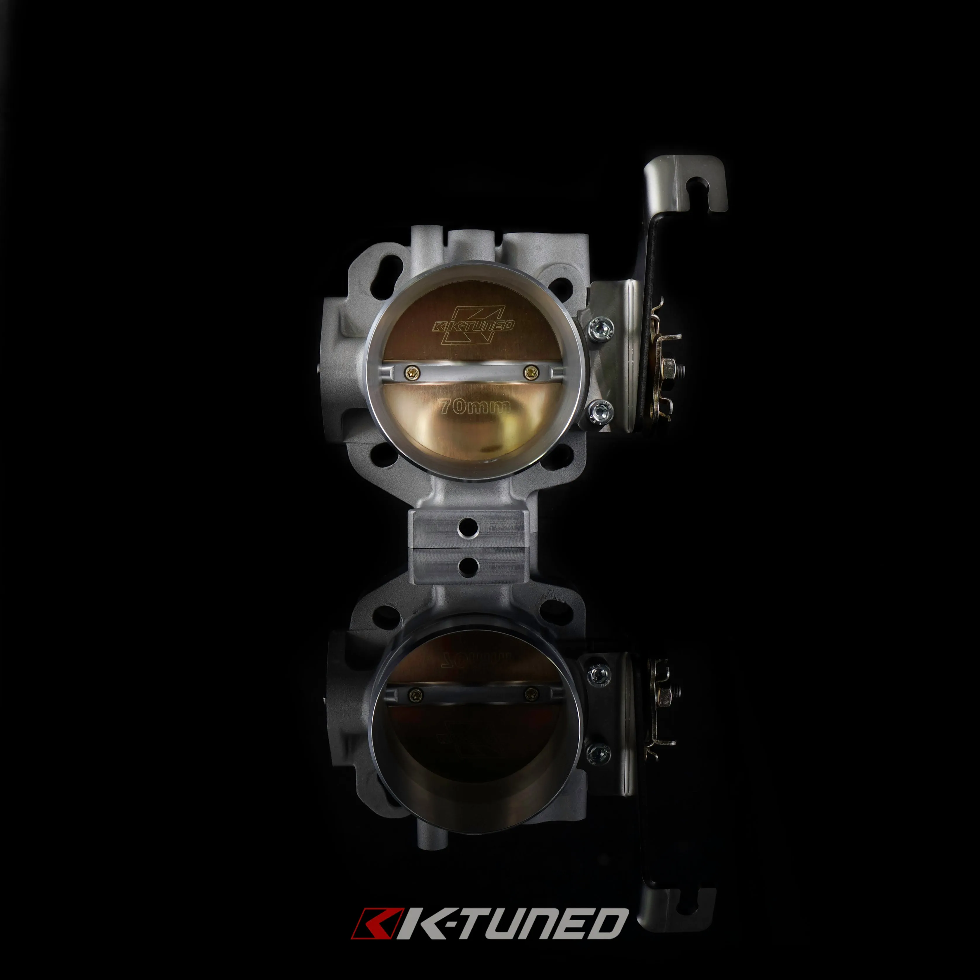 K-Tuned 70mm Dual Bolt Pattern K-Series Throttle Body (PRB/RBC) Includes Bracket - KTD-70K-DB2
