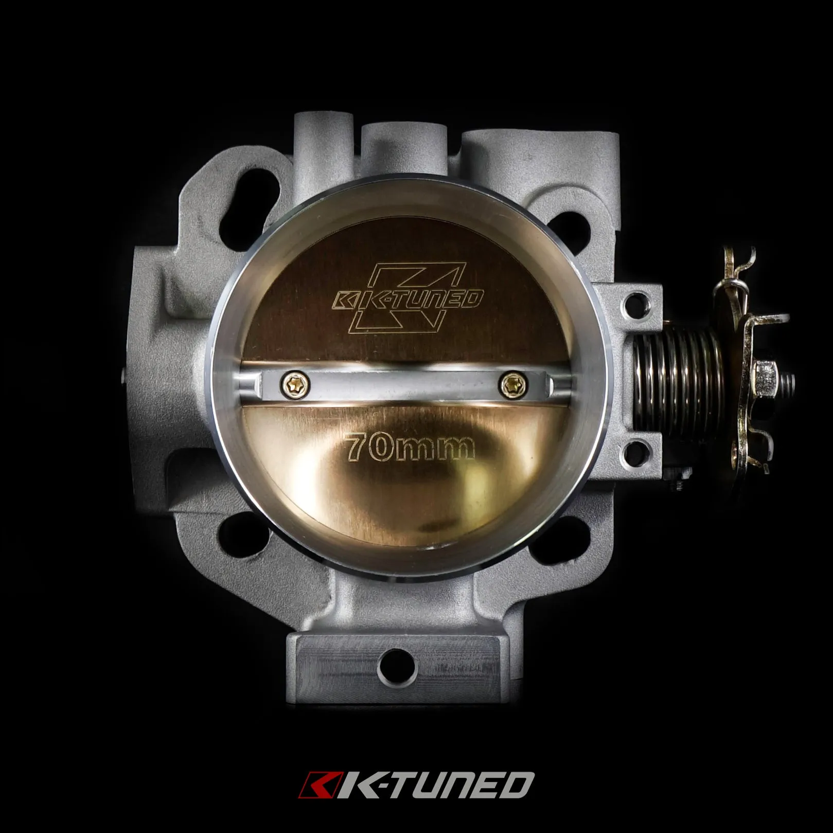 K-Tuned 70mm Dual Bolt Pattern K-Series Throttle Body (PRB/RBC) Includes Bracket - KTD-70K-DB2