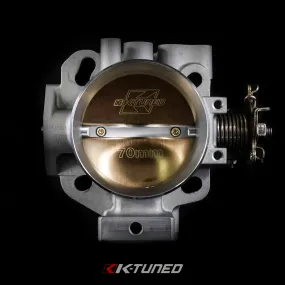 K-Tuned 70mm Dual Bolt Pattern K-Series Throttle Body (PRB/RBC) Includes Bracket - KTD-70K-DB2