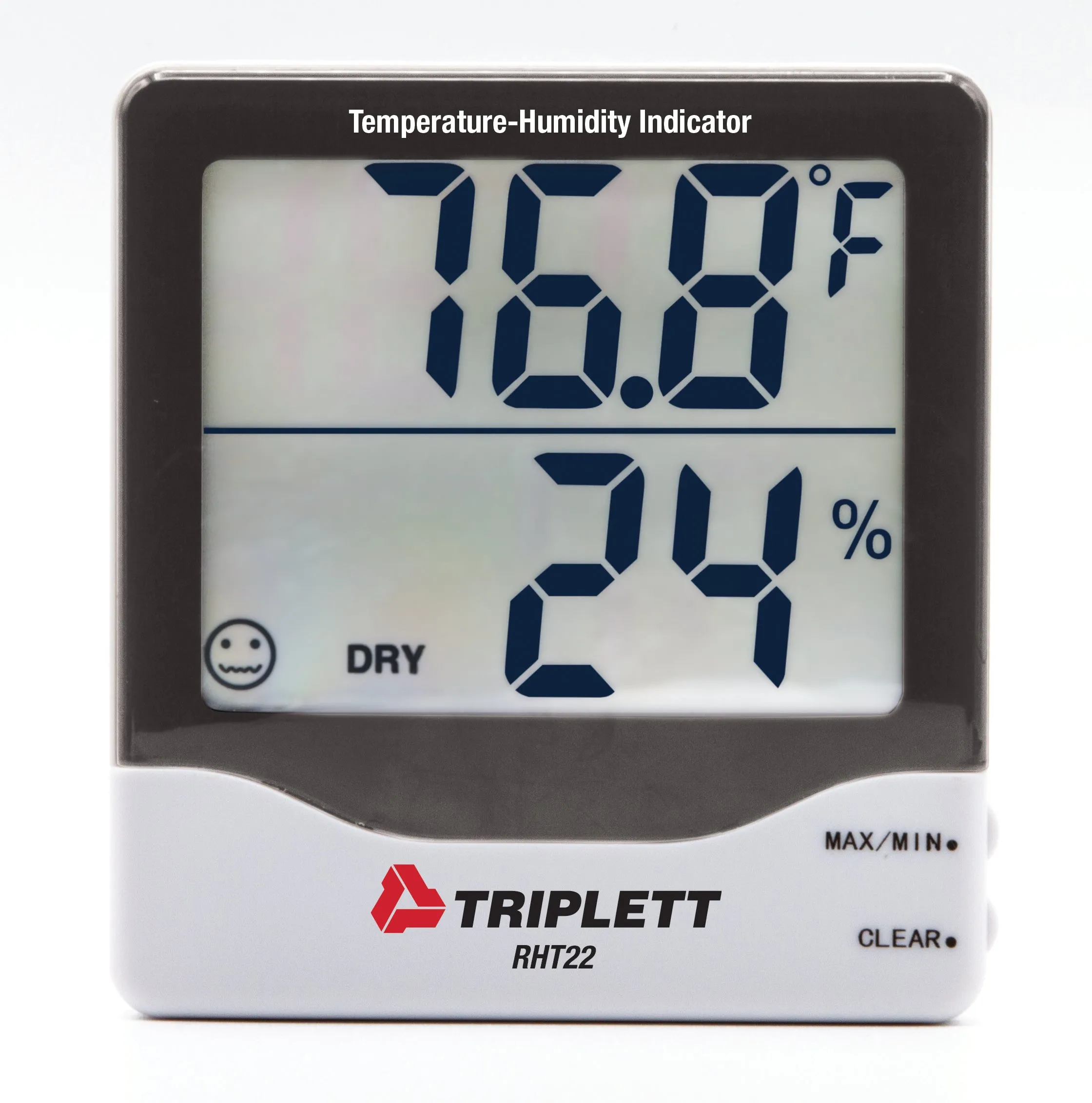 LCD Screen Temperature Humidity Indicator: Displays Humidity (10 to 99%RH) and Temperature (32 to 122°/0 to 50°C)  - (RHT22)