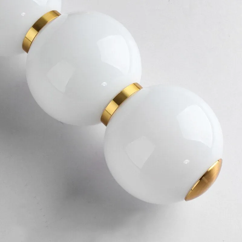 LON Motta - Modern Sugar Gourd String Glass Balls Pendant Lights