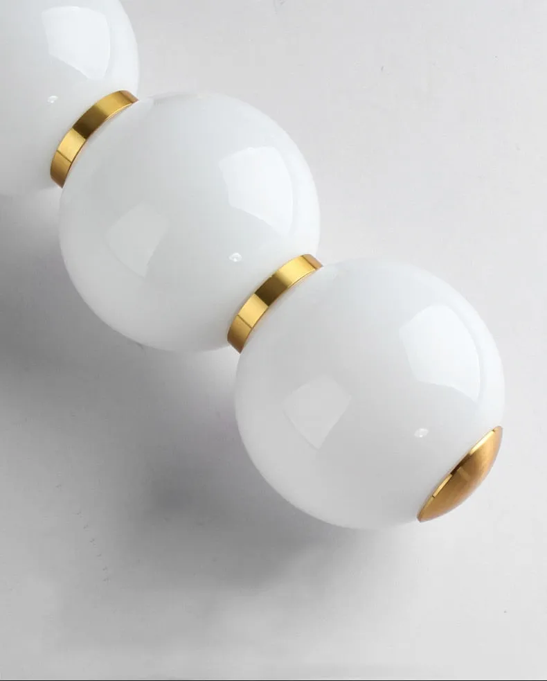 LON Motta - Modern Sugar Gourd String Glass Balls Pendant Lights