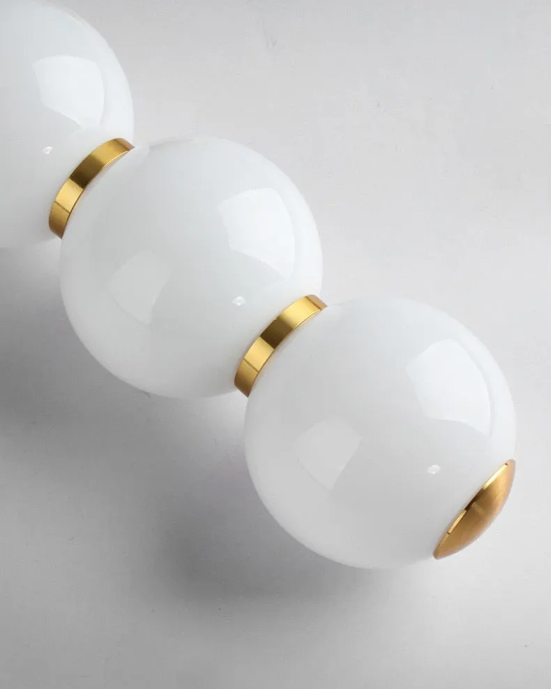 LON Motta - Modern Sugar Gourd String Glass Balls Pendant Lights