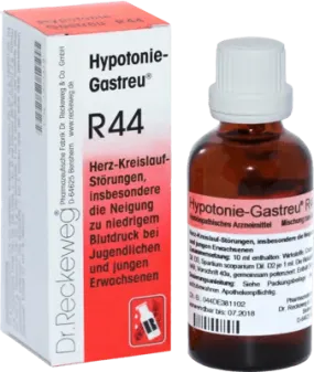 Low blood pressure, Cardiovascular disorders, HYPOTONIE-GASTREU R44 mixture