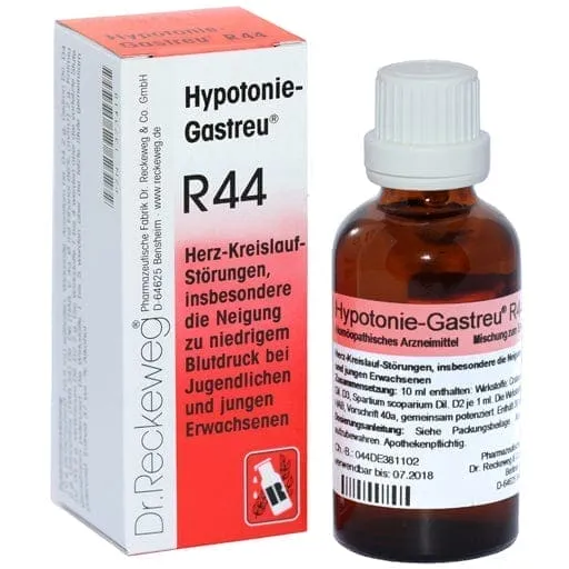 Low blood pressure, Cardiovascular disorders, HYPOTONIE-GASTREU R44 mixture