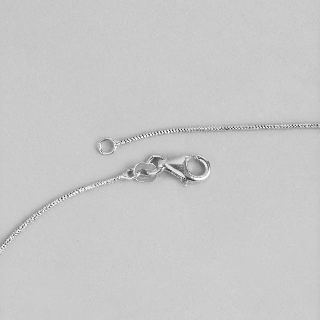 Minimal Simple look Chain 925 Silver Anklet