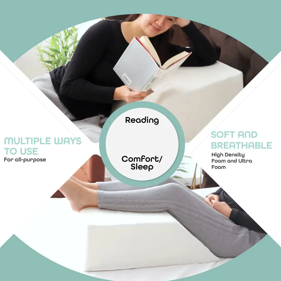 Moon Leg Elevation Pillow (White)