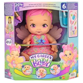 My Garden Baby Get Well Butterfly Doll Wing Lights Sounds 30cm
