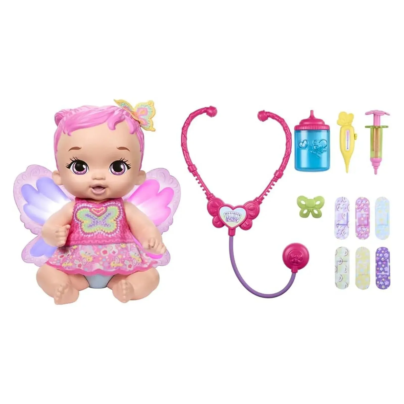My Garden Baby Get Well Butterfly Doll Wing Lights Sounds 30cm