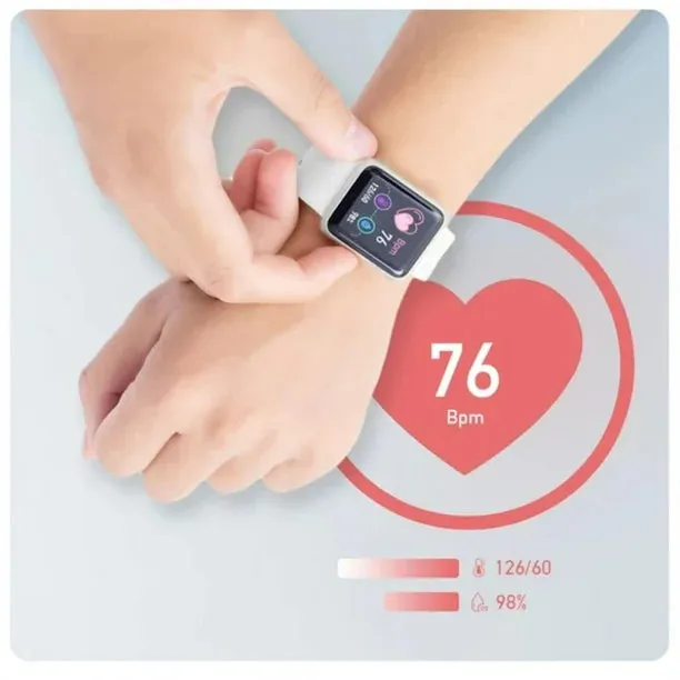 NEW Y68 Pro Smart Watch For Men Women Bluetooth Heart Rate Monitor Fitness Sports Smartwatch, Grey
