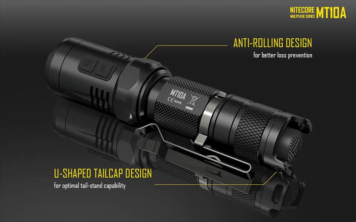 Nitecore MT10A CREE XM-L2 U2 LED Flashlight - 920 Lumens