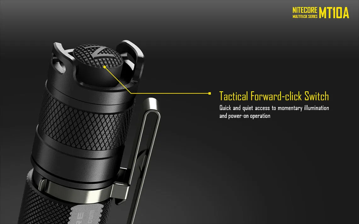 Nitecore MT10A CREE XM-L2 U2 LED Flashlight - 920 Lumens