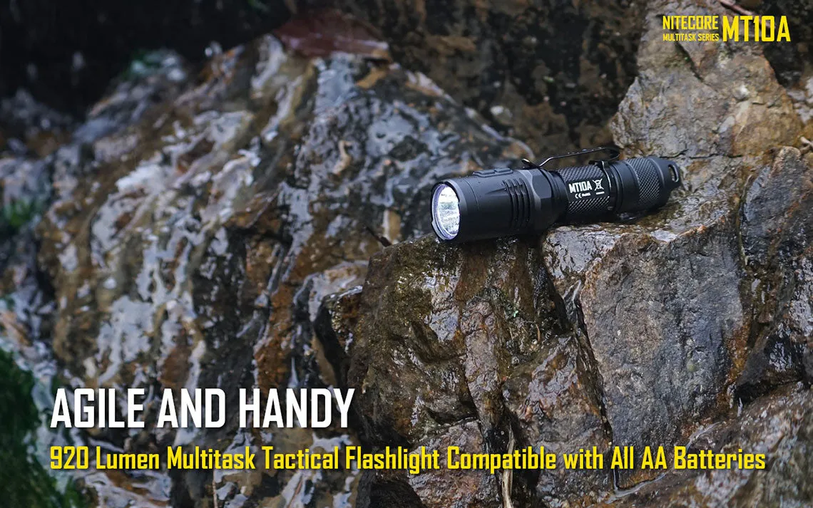 Nitecore MT10A CREE XM-L2 U2 LED Flashlight - 920 Lumens