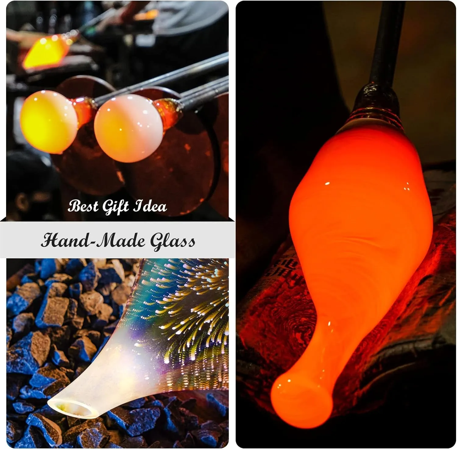 Oil Diffuser 3D Glass Aromatherapy Ultrasonic Humidifier