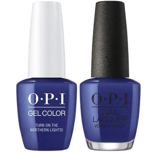 OPI GelColor   Matching Lacquer Turn on the Northern Lights #I57