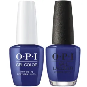 OPI GelColor   Matching Lacquer Turn on the Northern Lights #I57