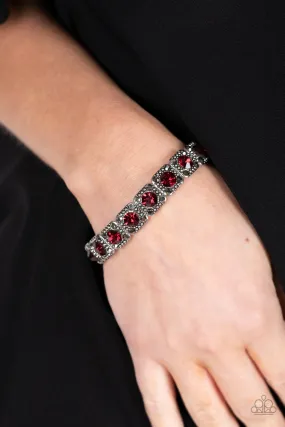 Paparazzi Cache Commodity - Red Bracelet