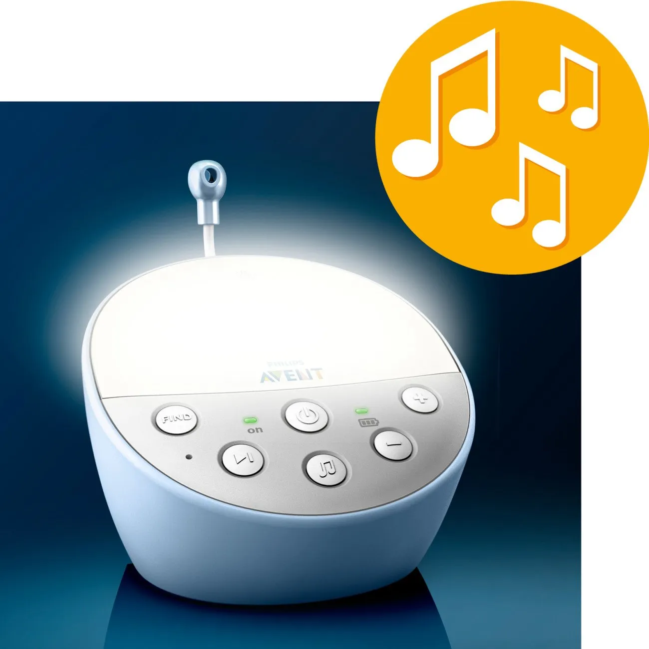 Philips Avent DECT Baby Monitor with Temperature Sensor and Night Mode