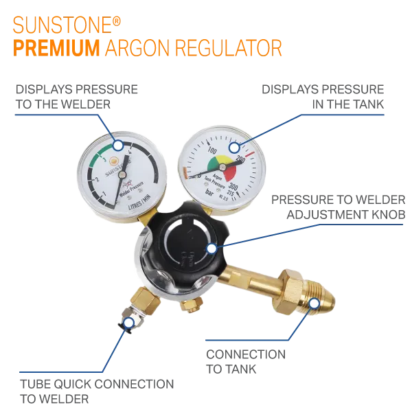 Premium Argon Gas Regulator for Permanent Jewelry