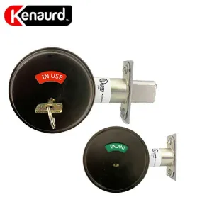 Premium Commercial Privacy Indicator Deadbolt – 10B – Oil Rubbed Bronze – Grade 2