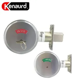 Premium Commercial Privacy Indicator Deadbolt – 26D – Silver – Grade 2