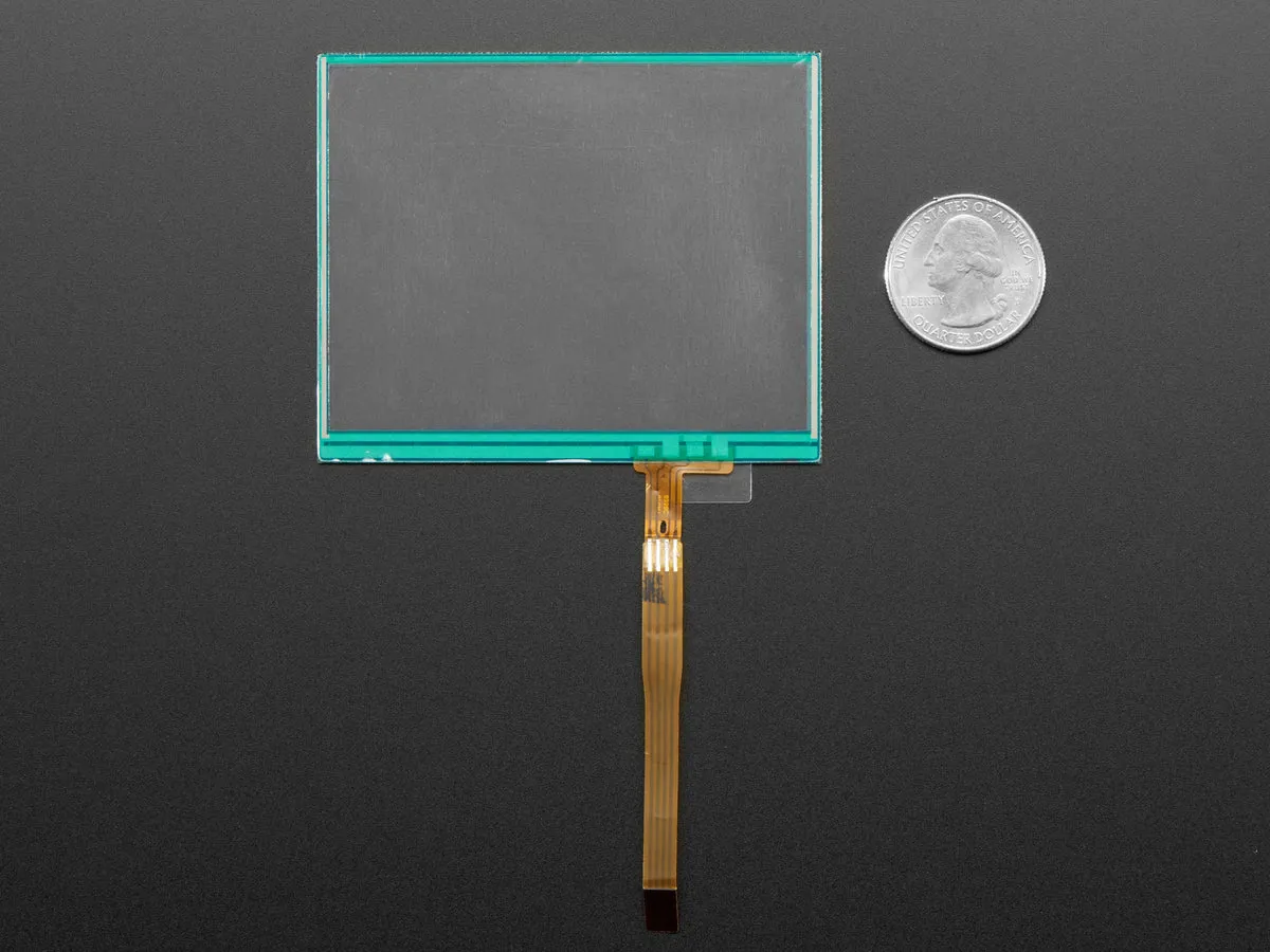 Resistive Touch screen - 3.7\" Diagonal"