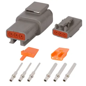 RIFE 3 Pin DTM Connector Complete Kit