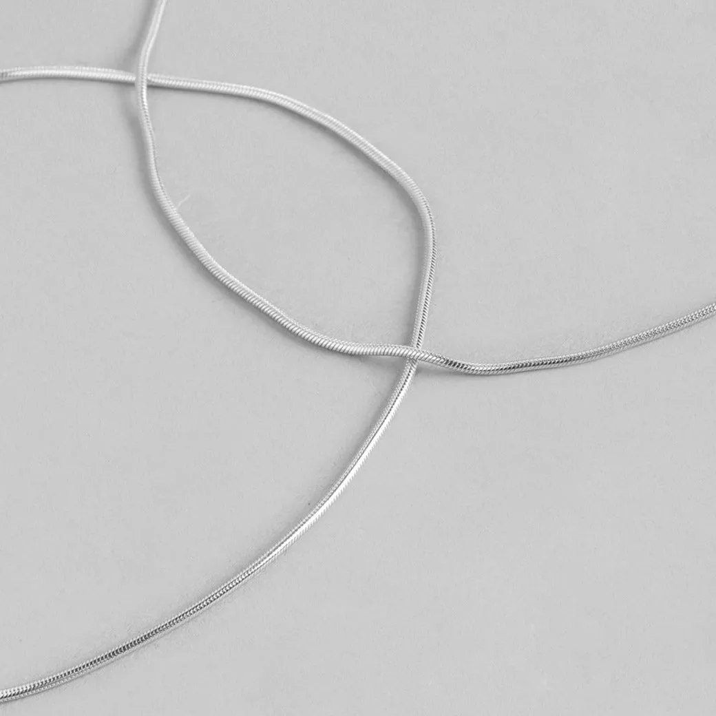 Rope 925 Sterling Silver Chain Anklet