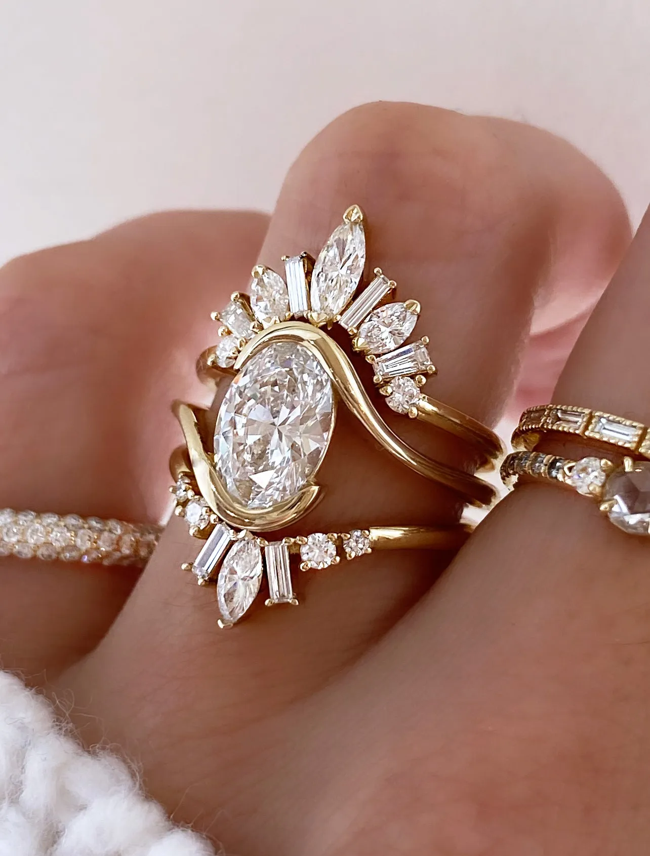 Salomé, Isla & Islet Ring Set