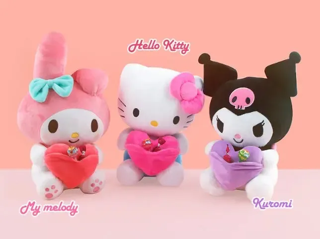 Sanrio Characters with Heart Plush