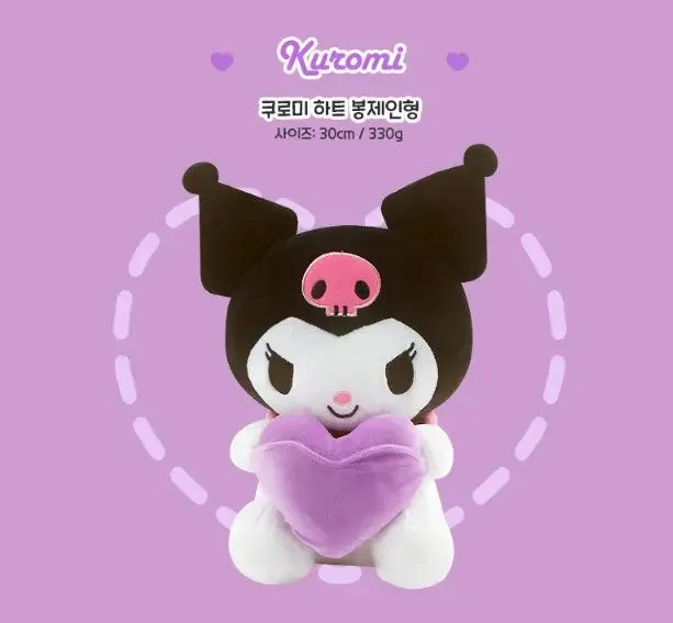 Sanrio Characters with Heart Plush