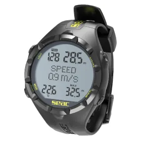 SEAC APNEA HR Freeddiving Computer, Black.Yellow