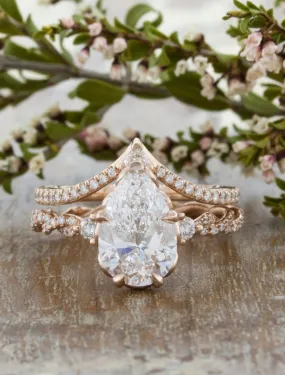 Shanel Pear   Kia Ring Set