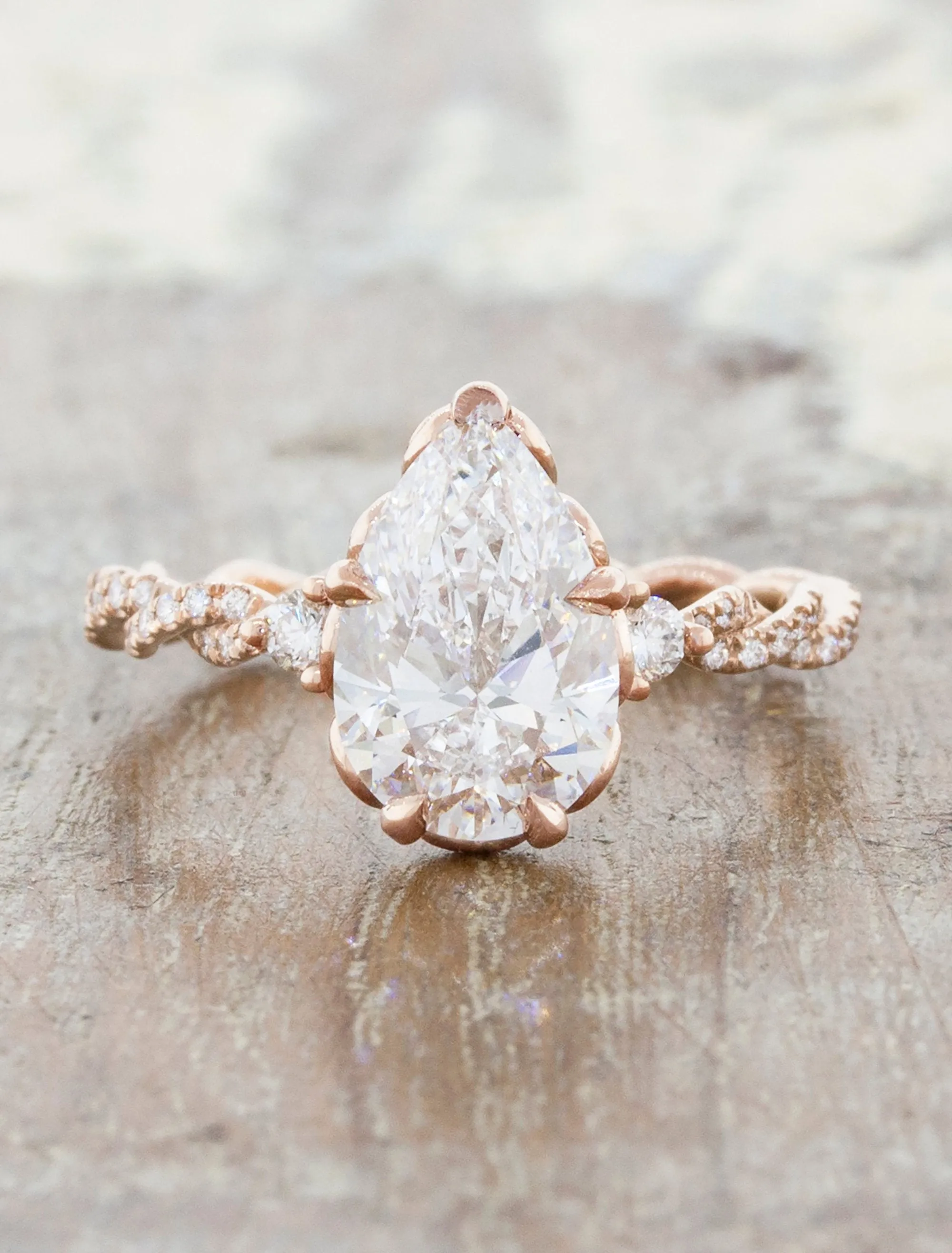 Shanel Pear   Kia Ring Set