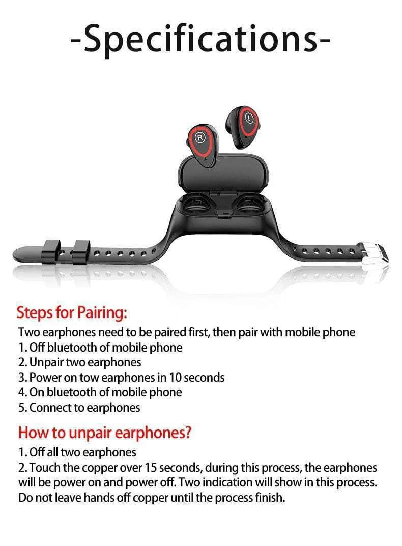 Smart Watch And Bluetooth Earbuds
