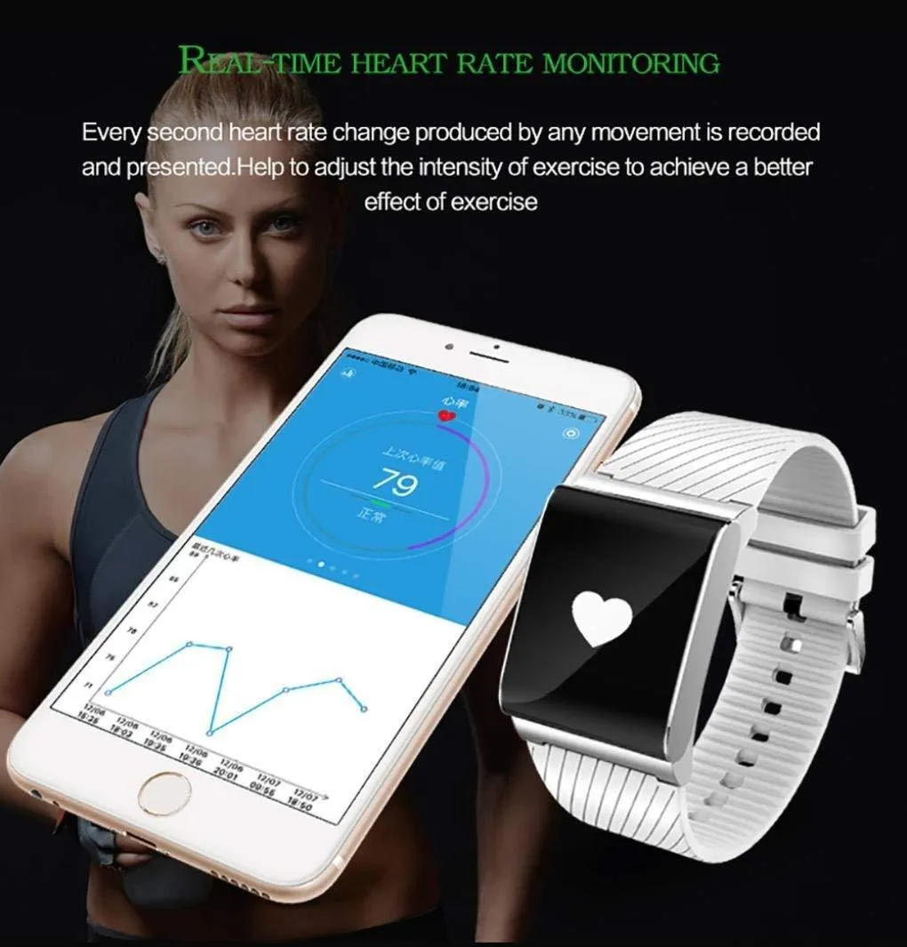 Smart Watch, X9 Plus Bluetooth 4.0 LED Smart Wrist Watch Bracelet Sport Watches