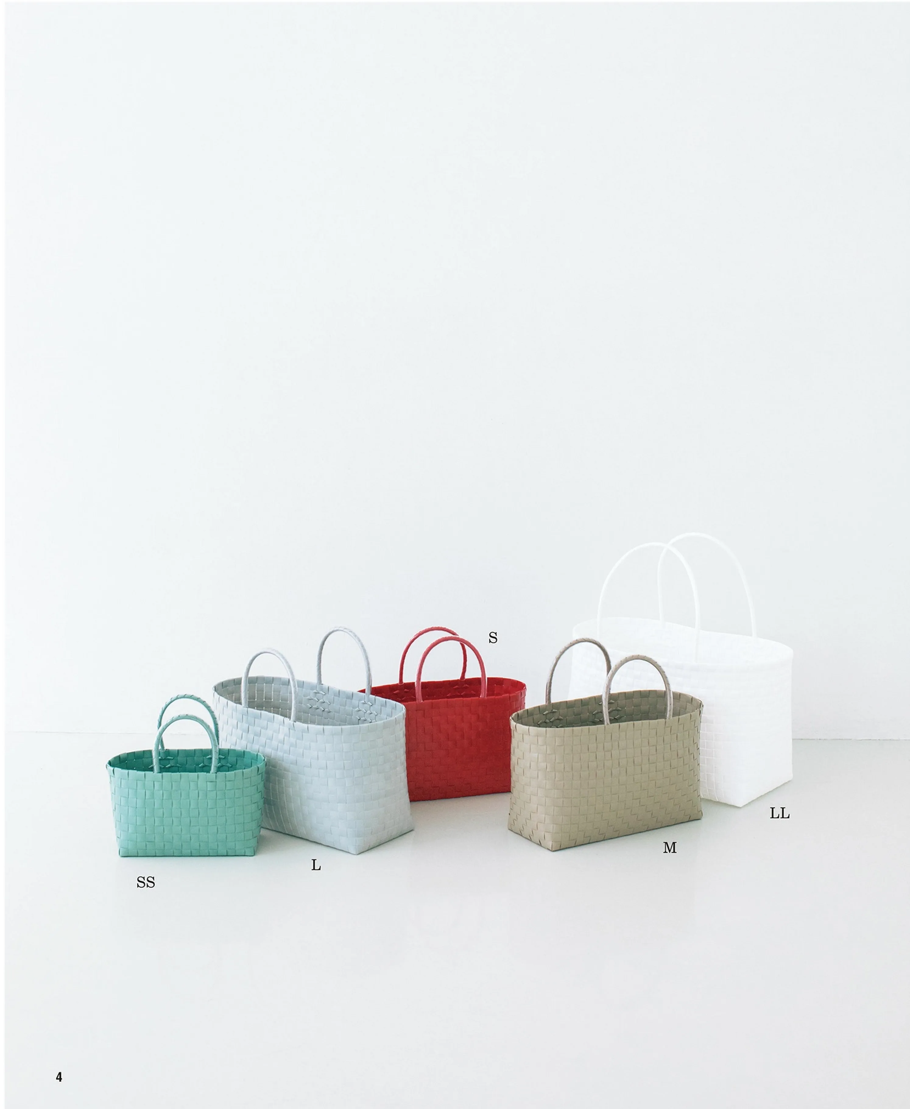 Stylish Plastic Basket Made with PP Bands
