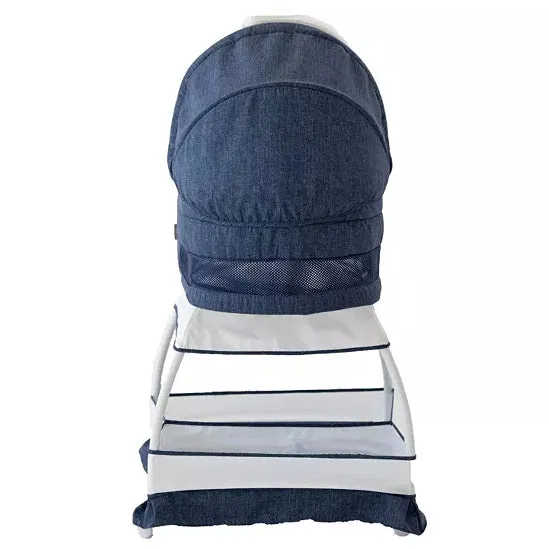 Sweetli Nurture Bassinet - Denim Melange